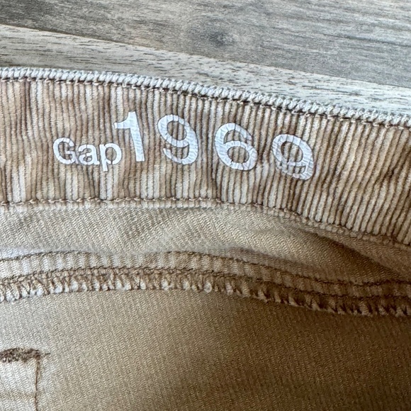 Gap 1969 Always Skinny Corduroy Palomino Brown Jeans Pants Size 28 - Picture 6 of 15